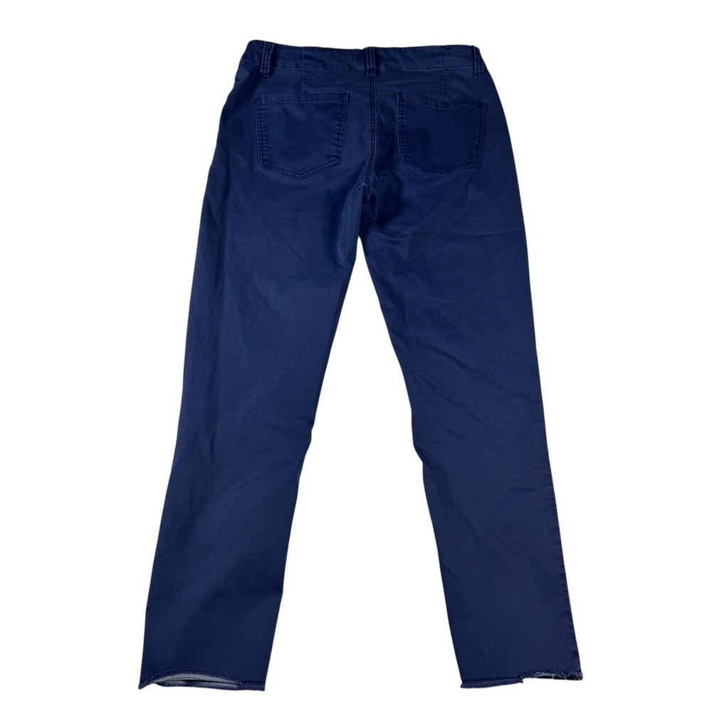 Tinsel Womens Dark Blue Raw Hem Cropped Utility Pants Size 29 casual stretch